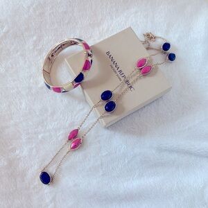Banana Republic Necklace & Bracelet Set